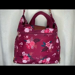Sarah Wells Lizzy Berry Bloom Breast Pump Bag
